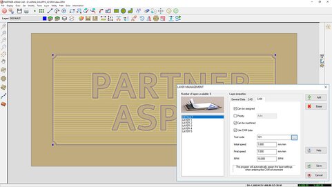 PARTNER/ASPAN configurazione layer